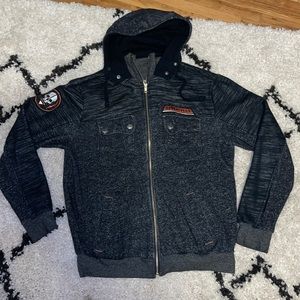 Affliction zip up